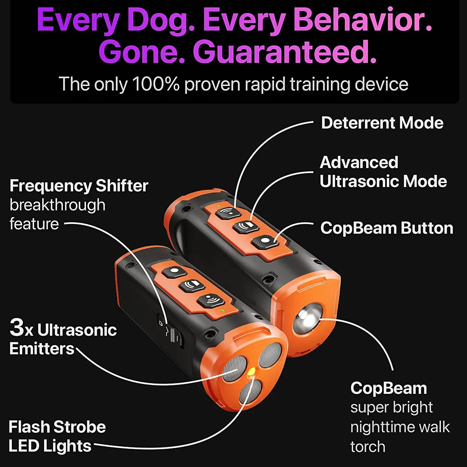 ByeBark 2.0 Ultrasonic Dog Training device